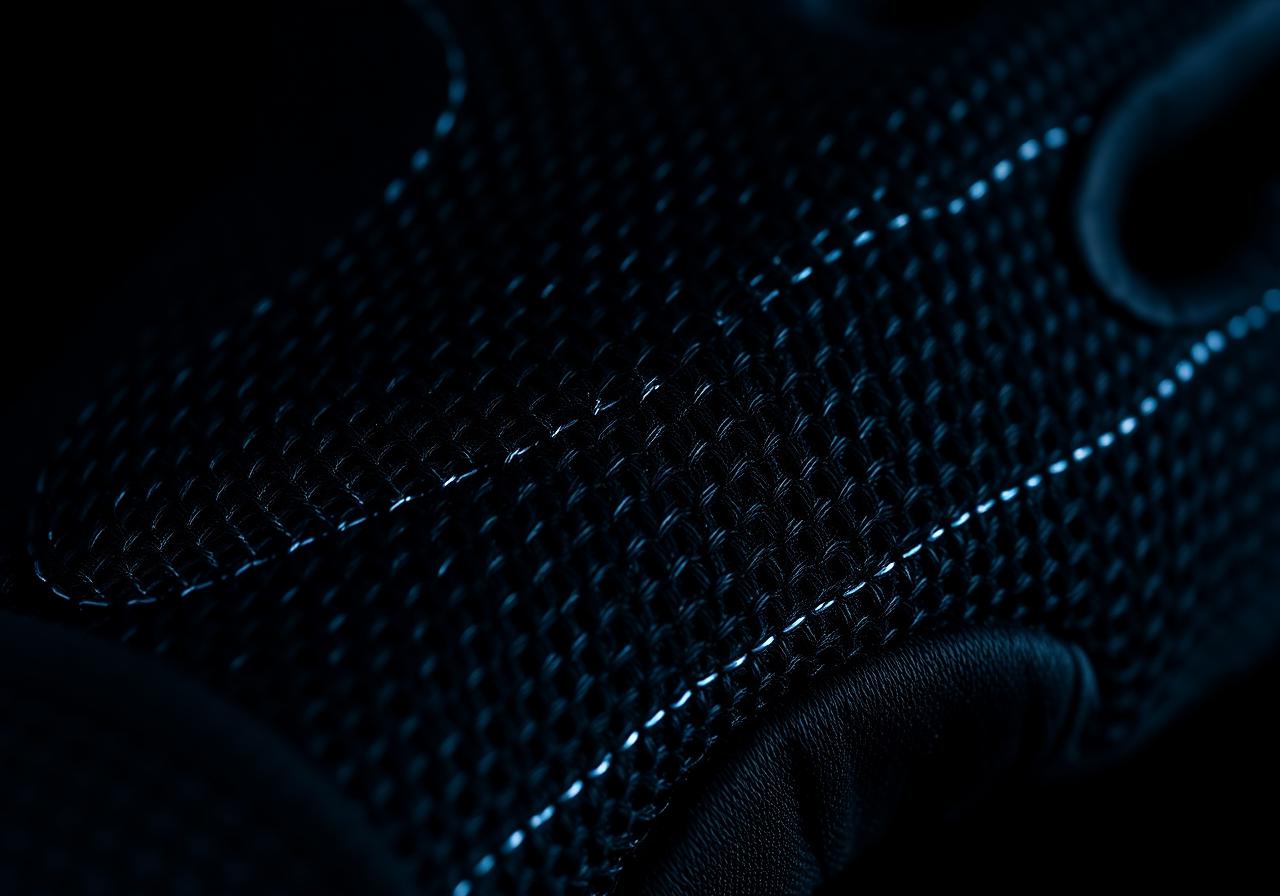 KINETEN gel channel macro detail, segmented anatomical zones